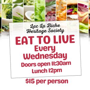 Eat to Live every Wednesday.